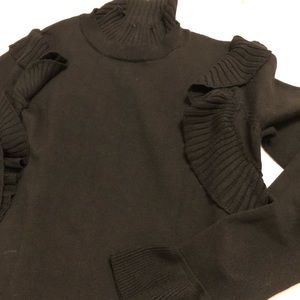 Anthropologie black sweater